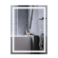 Дзеркало QUADRO MR20-800x600-Reverse з Led Touch, Anti-fog, димером, регулятором яскравості (MP6619)